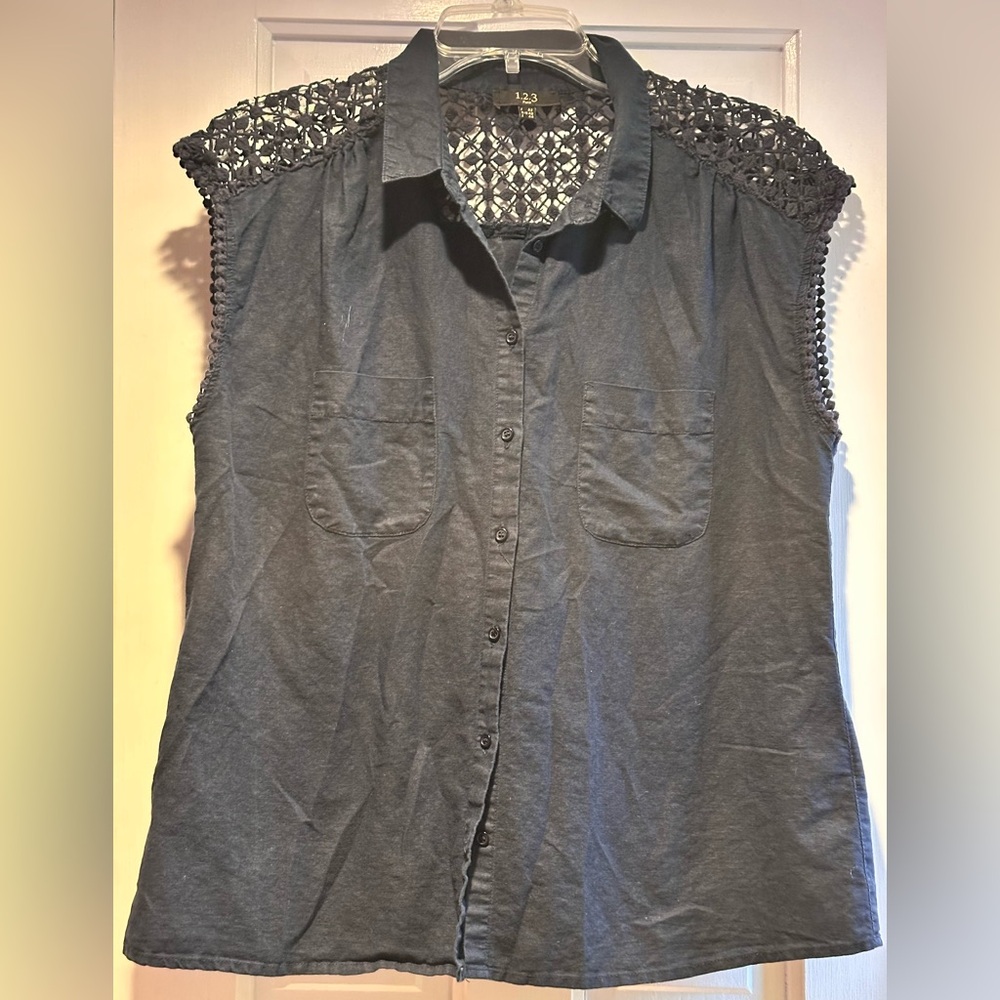 1.2.3 Paris Linen/Cotton Blouse